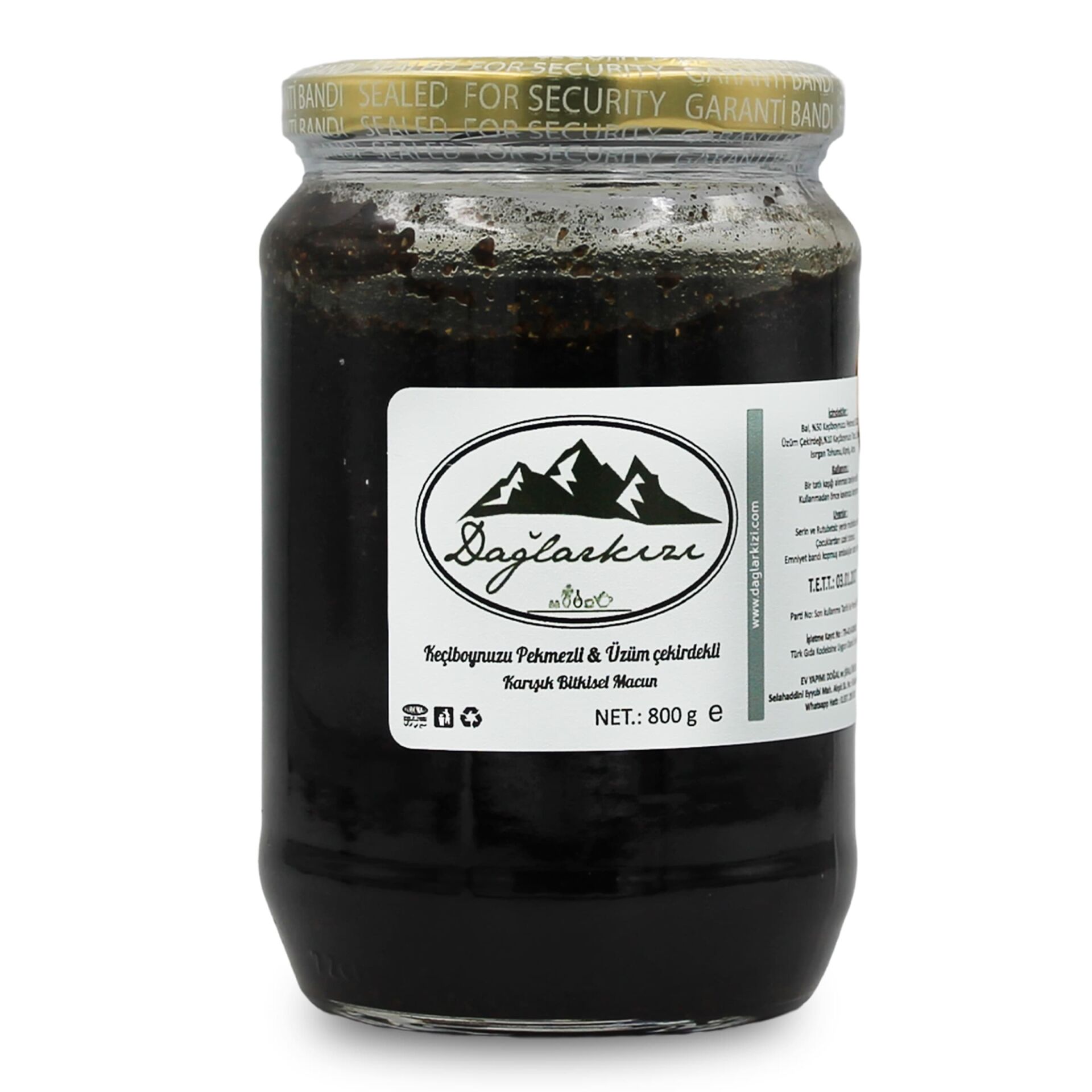 Dağlarkızı Üzüm Çekirdekli Kan Destek Macunu (Anne & Çocuk) 800gr